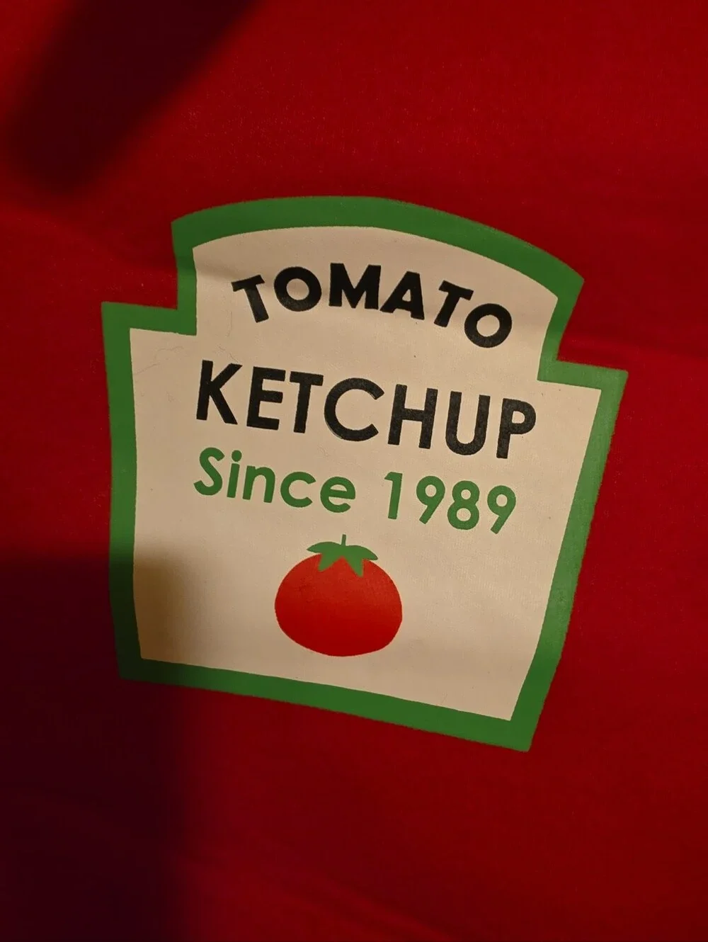 NWT Dog Halloween Costume Size Medium Red Ketchup Bottle Since 1989 Tomato